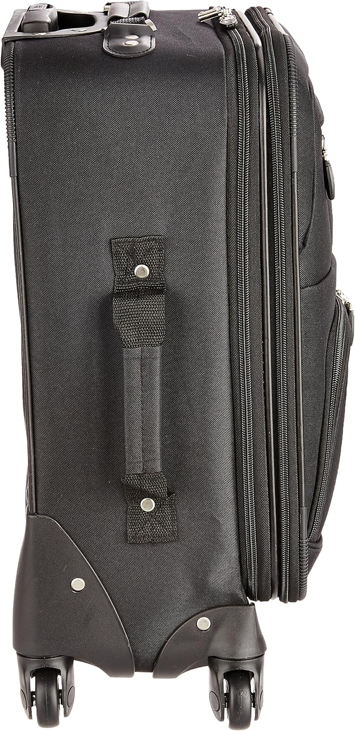 Expandable Spinner Carry On, Black, 19-Inch - Image 4
